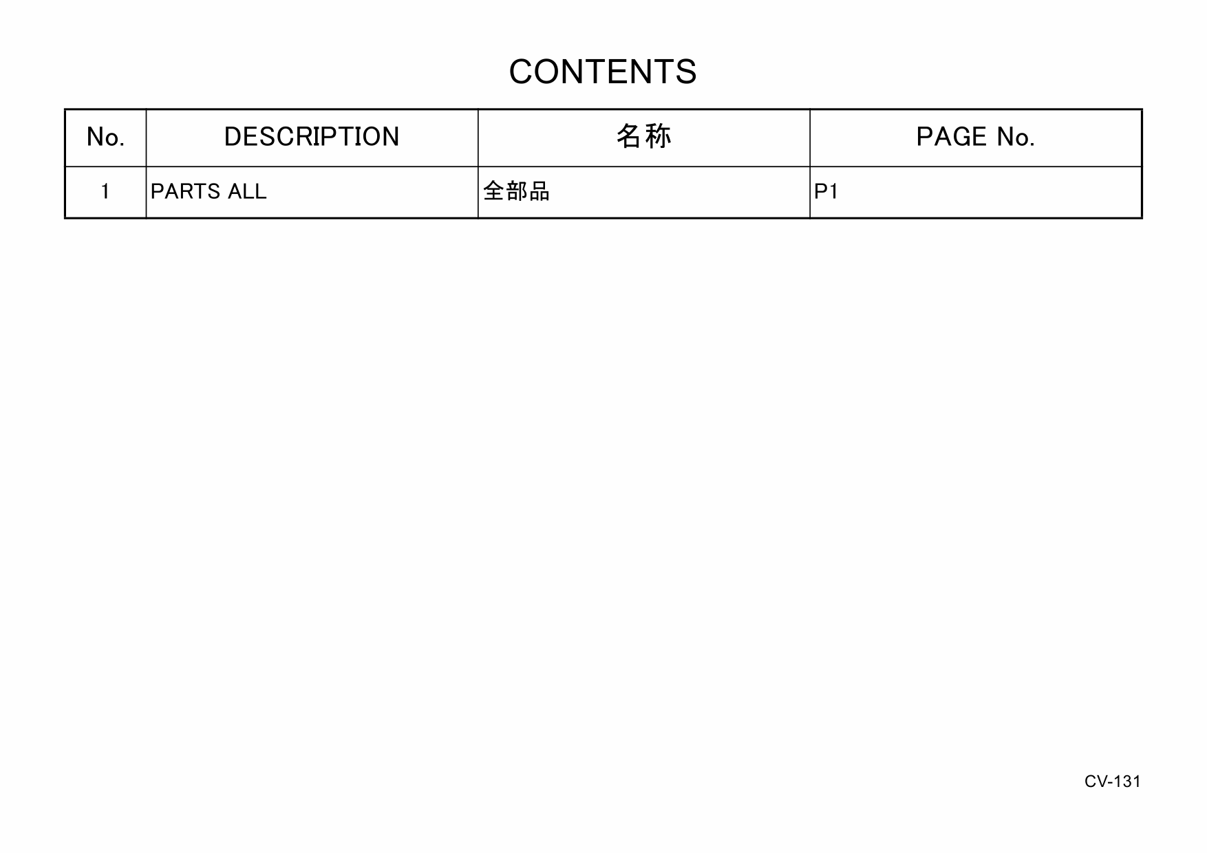 Konica-Minolta Options CV-131 110S Parts Manual-3